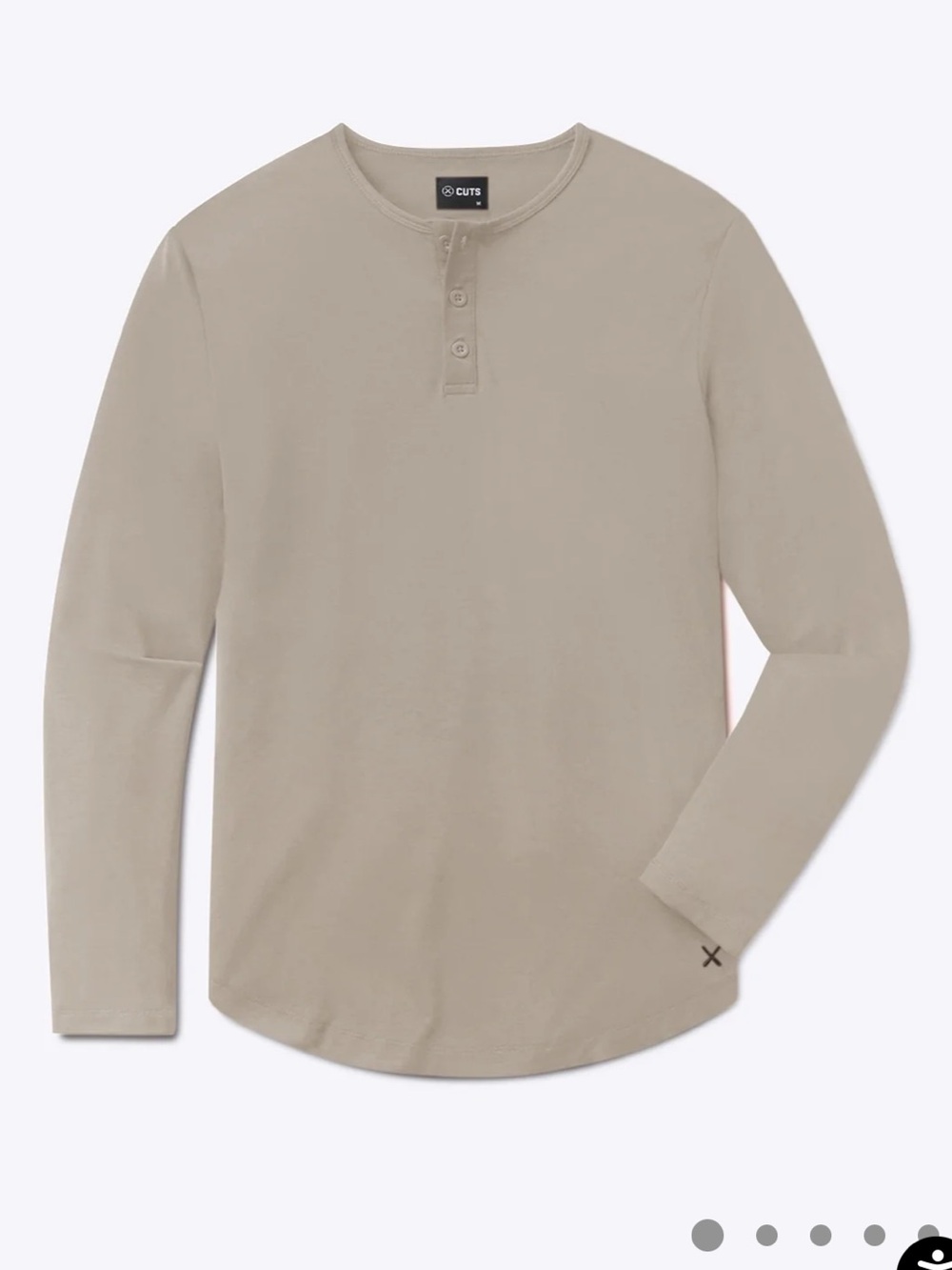 Men’s Cuts Elongated Longe Sleeve
